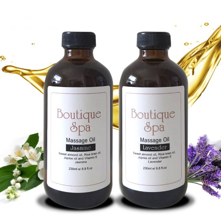  母親節雙件組 - 名媛茉莉 + 紫夢薰衣草 / 按摩油 230ml X2